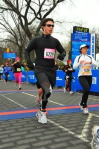 "The Cold Ass Half, 2009" I wasn't tired at the finish line - I was frozen.