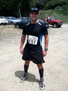 Double Dipsea 2011 - my first trail race.  Still wearing my North Face Single Tracks.