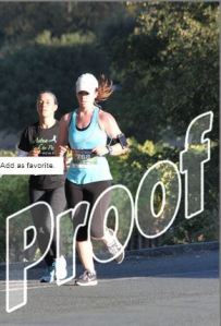 Running into the sun.