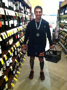 Jesse on the road to recovery after his 50-miler last December.