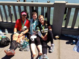 The start of the SF Originals Series. Jesse's mom ran the first half of the SF Marathon.