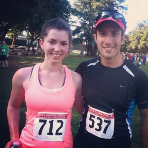 Jesse and I post-race.