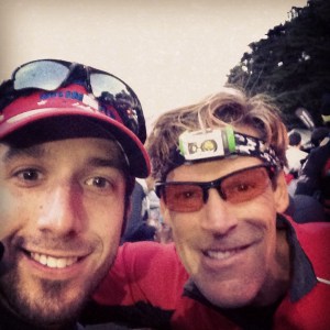 Dean and I before the start