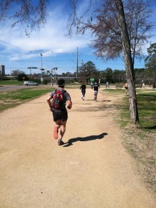 Jesse tearin' it up at Memorial Park on Saturday.