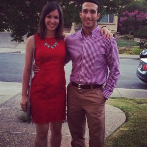 Jesse and I at my mom's party. 