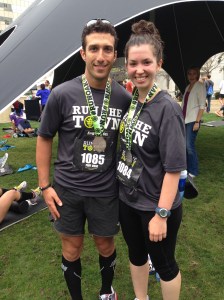 Celebrating our PRs at The Town's Half 