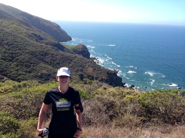 On the Coastal Trail, which looks a whole lot like Big Sur.