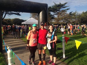 All ready for the starting gun at Mt Tam 10k/30k/50k
