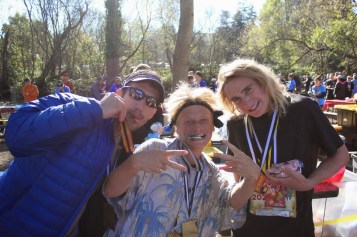 Boys with medals: Jesse in third, Hank with second, and Finn with first. 
