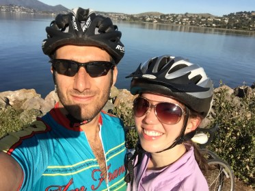 Looking like dorks in Tiburon. 