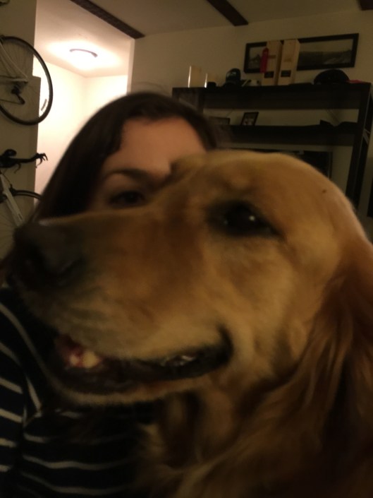 Taylor and Augie keeping me good company 