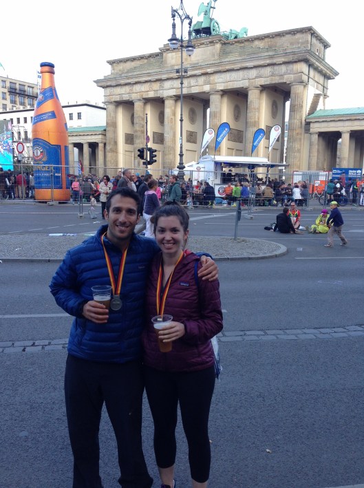 Soaking in a great race!